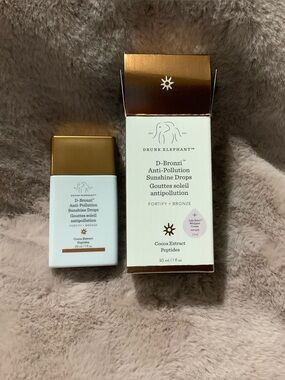 Drunk Elephant D-Bronzi Anti-Pollution Sunshine Drops — Bronze/White